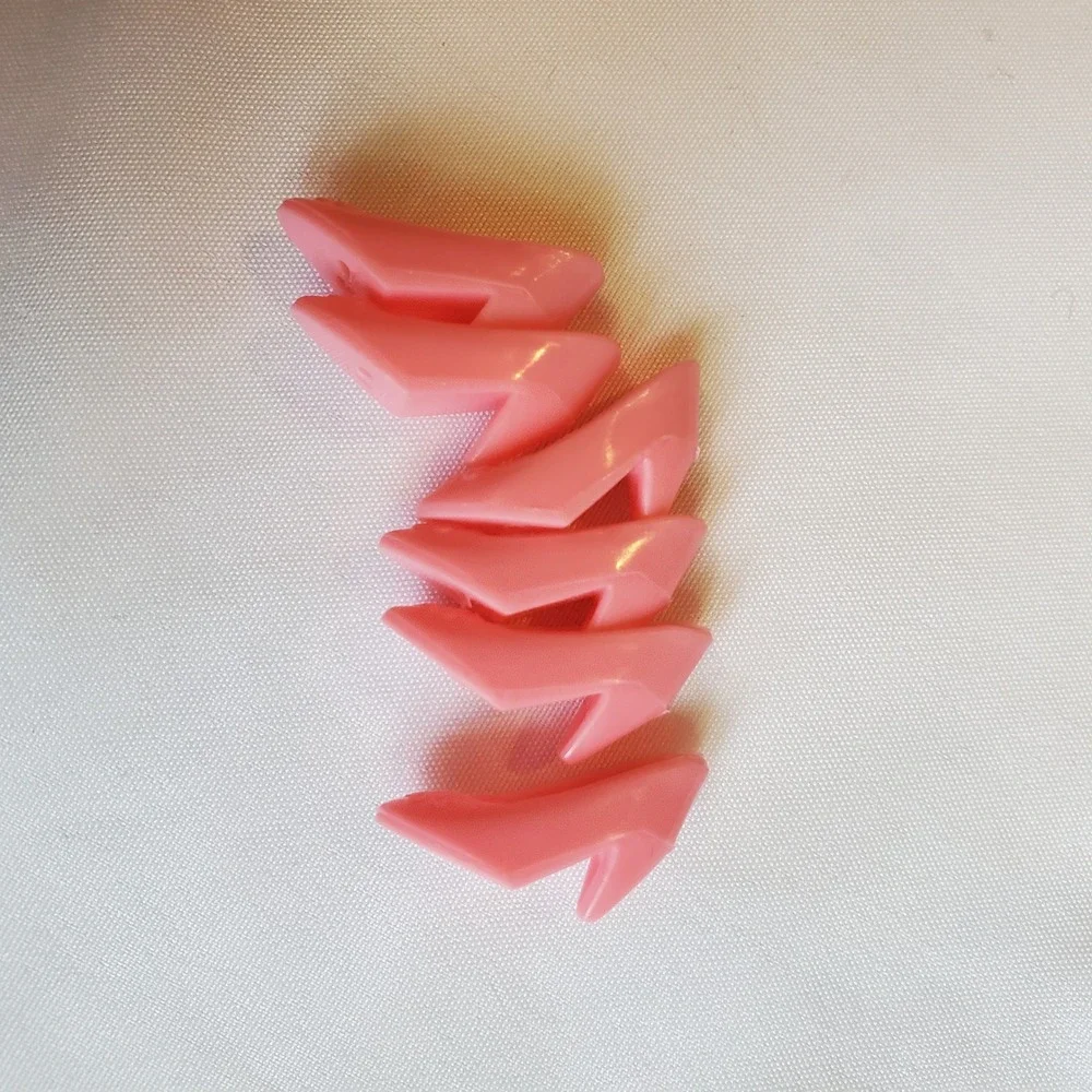 Pink‎ Doll Shoes barbie size 3 Pairs Small Doll Accessories heels